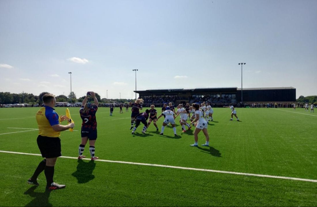 Bristol Bears Women taking on Exeter Chiefs Women in the first match of the season at Shaftsbury Park